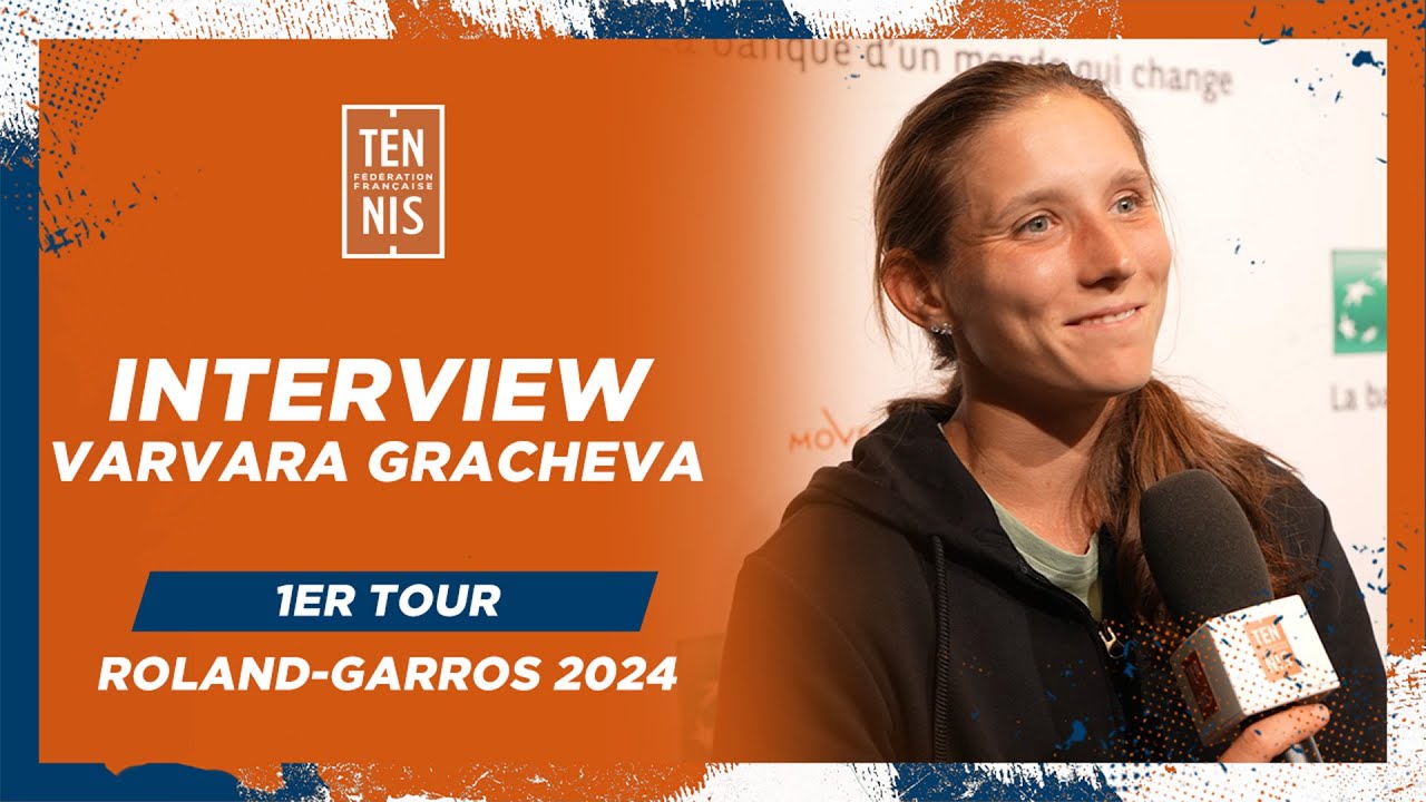 Interview de Varvara Gracheva après le 1er Tour de Roland-Garros 2024 | FFT