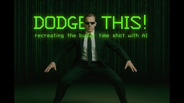 Recreating The Matrix’s Bullet Time Shot—With AI