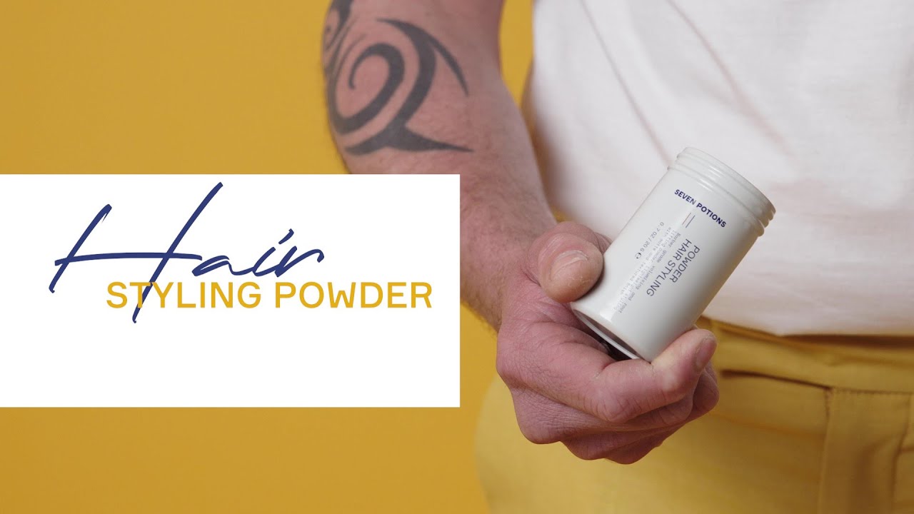 Men's Hair Styling Powder: Volume, Texture & Hold | Seven Potions