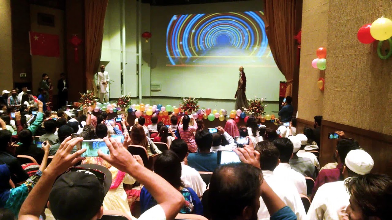Different Pakistani Cultures Show at IBA auditorium Chinese National Day Celebration