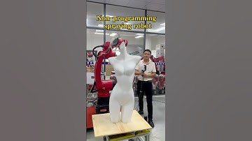 Spraying robot #automation #machine #industrialrobots #spray #robot