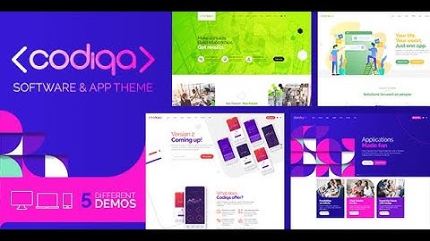 Codiqa – Software & App WordPress Theme
