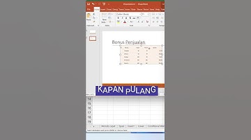 copy Tabel Excel ke PPT tanpa memformat ulang #lifehacks #tutorialexcel #powerpoint