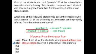 LSAT PrepTest 73 Official, Section 2, Logical Reasoning, Question 21, Explanation