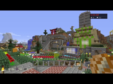 Minecraft サバイバルde街作り64日目part1 隠れ家バー作り Youtube