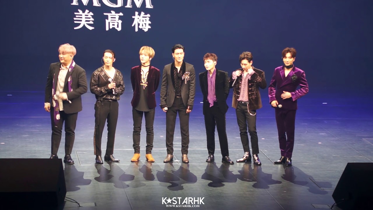 181008 슈퍼주니어 - SUPER JUNIOR音樂特輯 ‘One More Time’ 發佈會 직캠/CAM [HD]