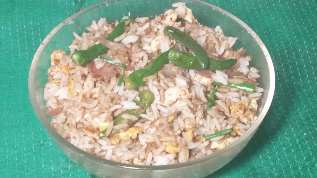 Chili Sesame Egg Rice Bowl/Dinner Recipes/Chili Recipes/Scrambled Egg