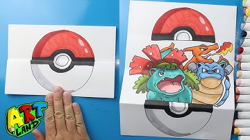 How to Draw a Pokemon Surprise Fold
