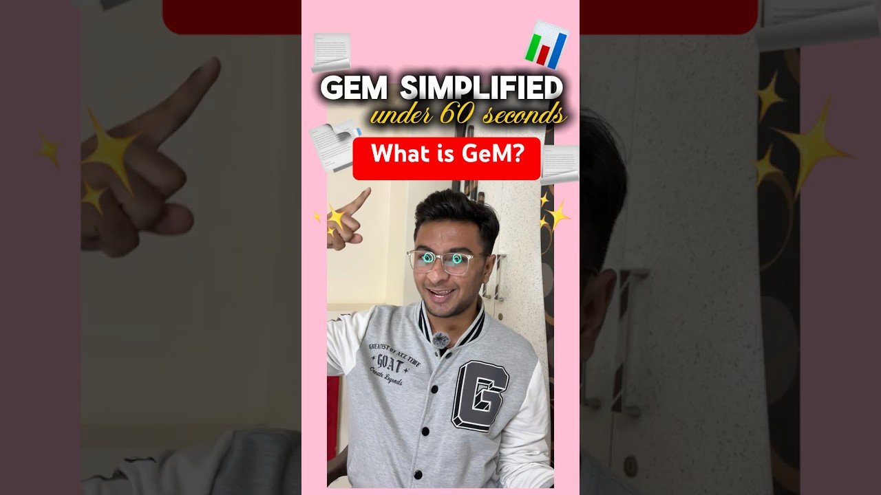 GeM portal kya hai? Samjho in 60 seconds #gem #gemportal #shorts #youtube #governmenttenders