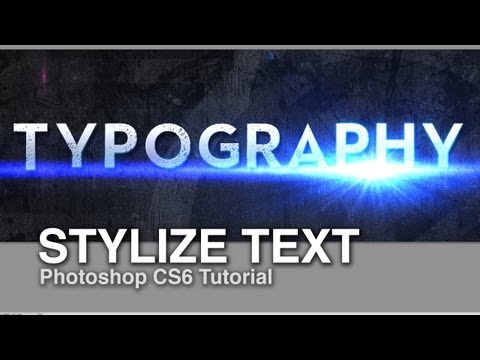 Typography Tutorial - Photoshop CS Typography Tutorial - Photoshop CS