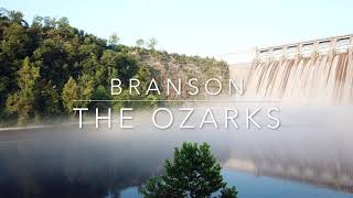 Flying over Branson, The Ozarks in 4K