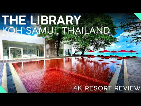 THE LIBRARY Koh Samui, Thailand【4K Tour & Review】UNIQUE 5-Star Resort