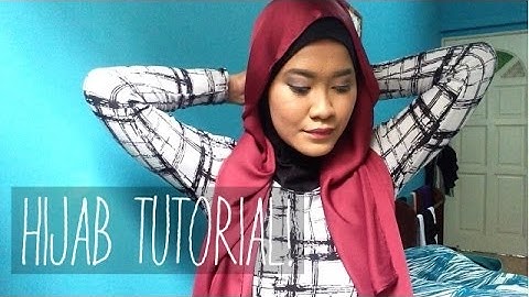Hijab Tutorial: Satin Shawl (Aurora Matte by Ayu Apparels)