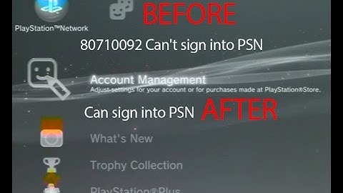 Error code 80710092 Can