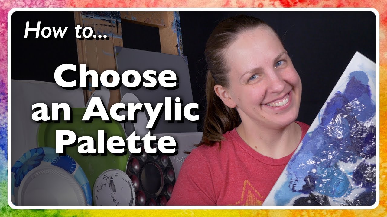 Acrylic Painting Lessons: setting up an acrylic stay-wet palette