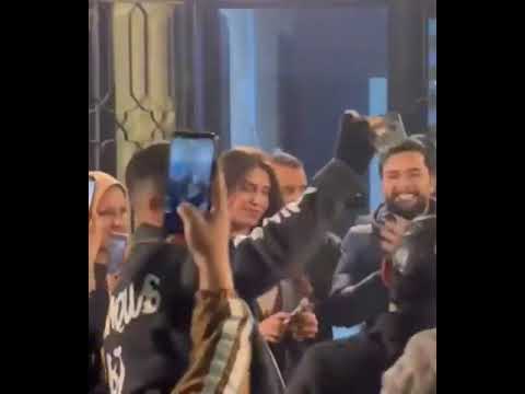 احتفال المجاهد محمد الباوي بفوز عشيقته علا التميمي بالانتخابات المحلية