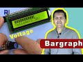 Display input voltage as bargraph on LCD using Arduino and potentiometer