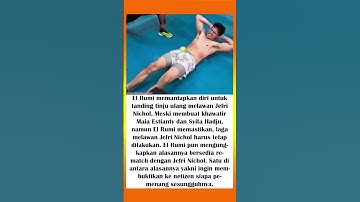 Alasan El Rumi rematch tanding tinju lawan Jefri Nichol #elrumi #jefrinichol #shorts