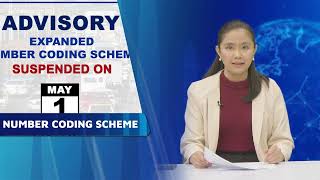 Number coding scheme sa Metro Manila, suspendido bukas, Labor Day