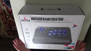 Unboxing Acrade fightstick Mayflash f300 review plus gameplay showcase