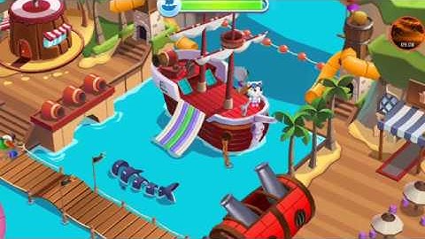 Talking Tom Pool level 106, 107, 108, 109, 110 walkthrough