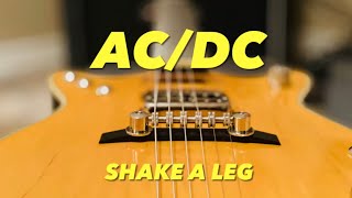 AC/DC Shake a Leg (Malcolm Young Guitar Parts)