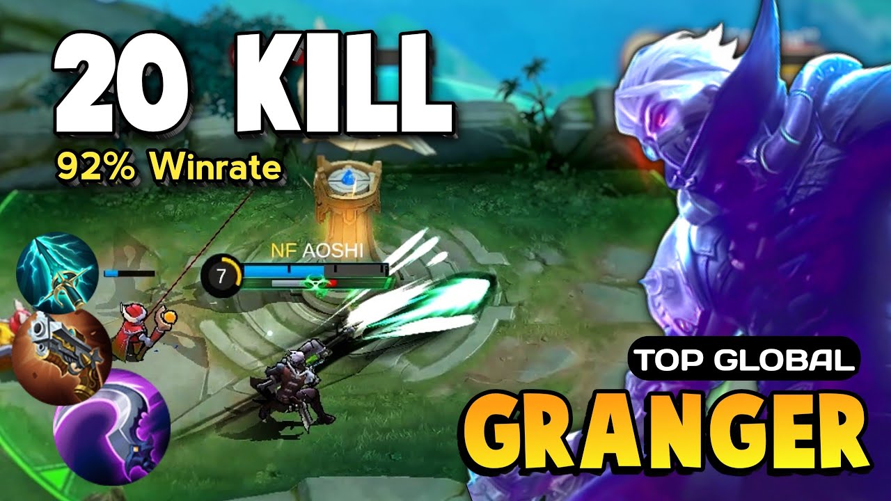 Goldlane Granger Best Build 2025 [ Granger Top Global Gameplay ] Mobile Legends