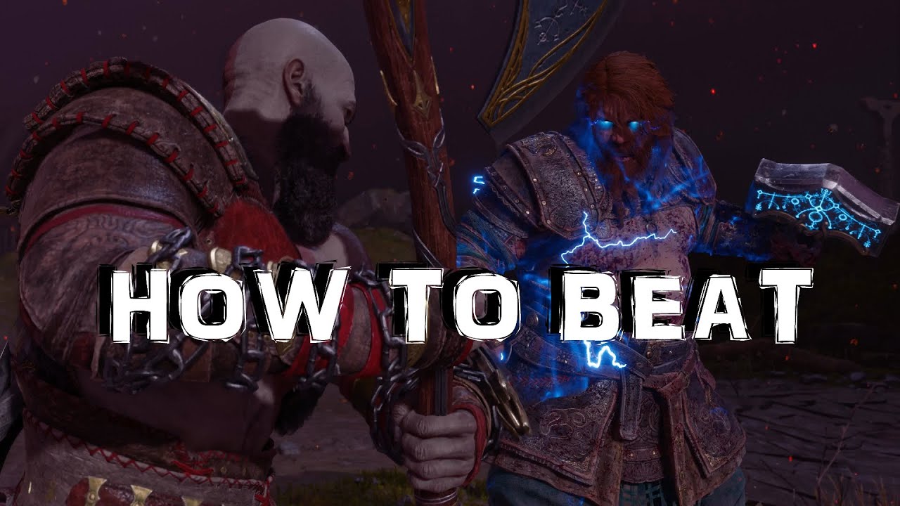 God of War Ragnarok - How to Beat - THOR, GOD OF THUNDER - (Give Me God of  War) 