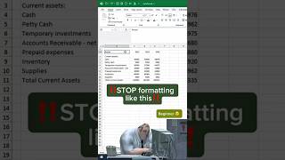 AutoFormat in Excel! #excel #excelsheets #spreadsheets #tutorial