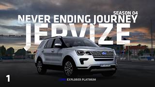 NEVER ENDING JOURNEY | S4:E1 | JERVIZE | FORD EXPLORER #ets2   #eurotrucksimulator2  #gaming