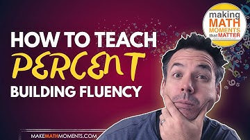 How To Teach Percent to Build Fluency!