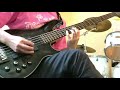 [ Gacharic Spin] GOLD DASH ギターソロをベースで弾いてみた( guitar solo bass cover )