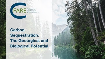 Carbon Sequestration: The Geological and Biological Potential