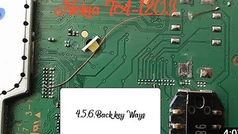nokia ta 1203 4 5 key not working नोकीया 1203 /4/5 कि नही लगना
