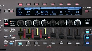 Montage M Tips | Quick Part Performance Edit using Buttons & Knobs around the Sub Display