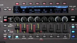Montage M Tips | Quick Part Performance Edit using Buttons & Knobs around the Sub Display