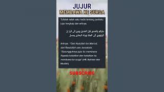 Jujur membawa ke surga#shorts #shortvideo #short #shortsvideo #islam #jujur