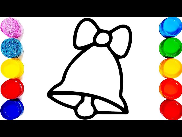 How to draw Bell step by step easy drawing for kids | Welcome to RGBpencil