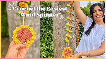 Easy Crochet Wind Spinner Tutorial! Make them in under ONE HOUR!