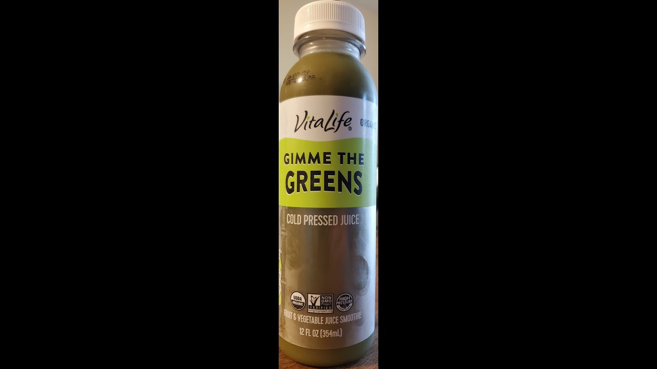VitaLife Gimme the Greens ColdPressed Fruit & Vegetable Juice Smoothie