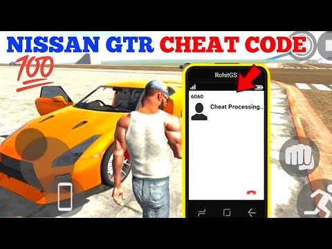 New Nissan GTR Cheat Code+Gameplay in Indian Bikes Driving 3D 😱💯