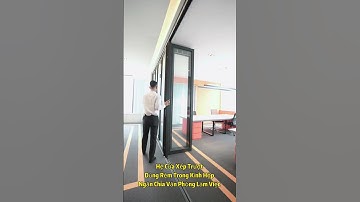 Cửa Nhôm Hệ Xếp Trượt Nhiều Cánh Sử Dụng Rèm Trong Kính Hộp KTALI