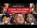 BOXING COMMUNITY PREDICTS LOMACHENKO VS LOPEZ