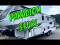 NEW 2022 ALLIANCE PARADIGM 340RL 5TH WHEEL Dodd RV ISLAND KITCHEN REAR LIVING WALKTHROUGH AZDEL