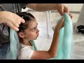 Плетение кос с канекалоном ☺️ 2 косички