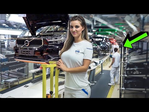 Volvo Manufacturing process: XC40➕CX60➕XC90➕S60 Production line [Car FACTORY] + Crash Test