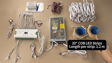 Get Your Ultimate Motion Sensor Cob LED Step Strip Lights Kit at SuperLightingLED