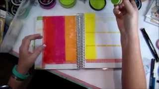 Plan With Me - Well, more like - Mixed Media Play in my EC Planner