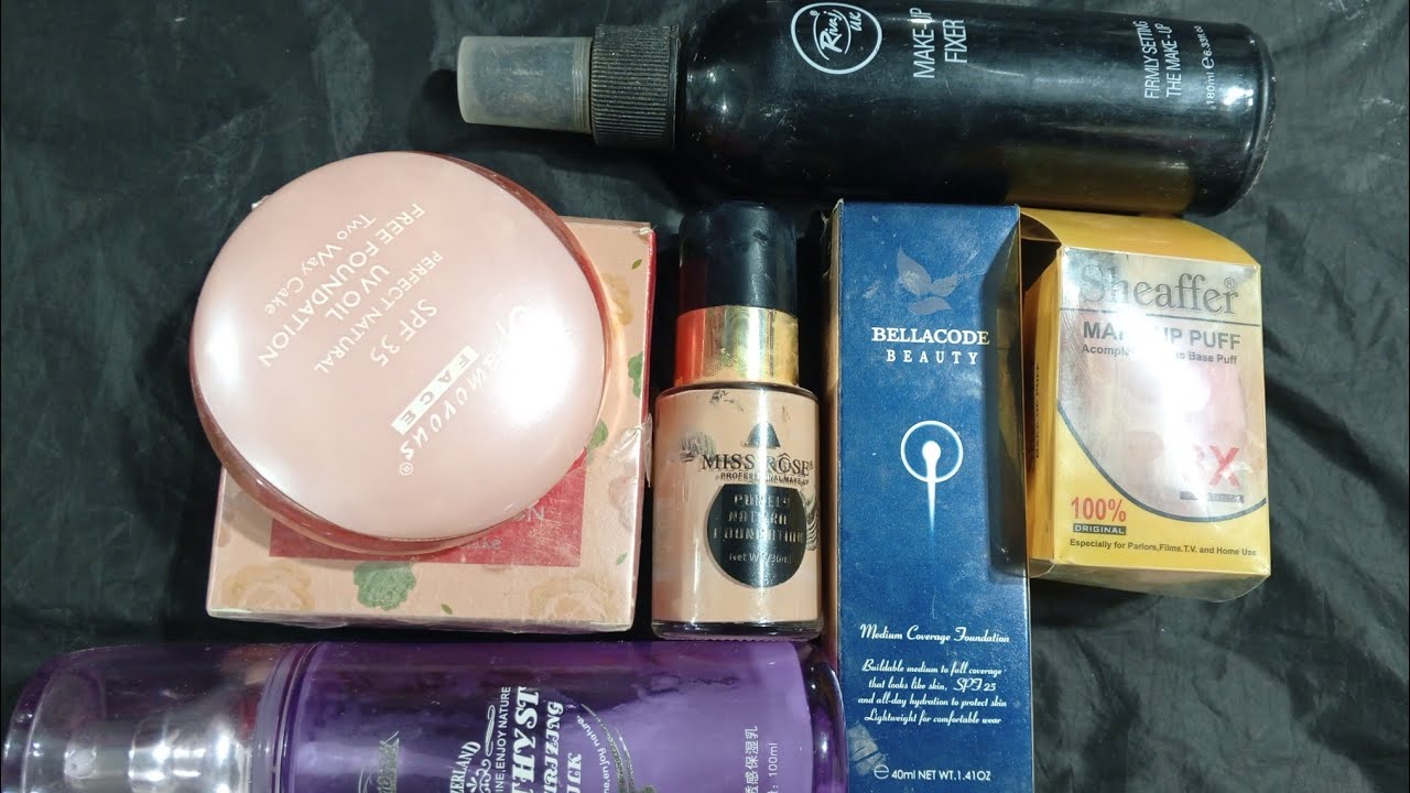 Miss rose silk foundation review||miss rose professional makeup foundation with Bellacode