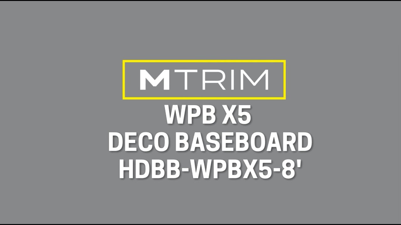 How to Use M‑Trim Waterproof Baseboard Molding (WPBX5 8') for a Clean, Durable Finish